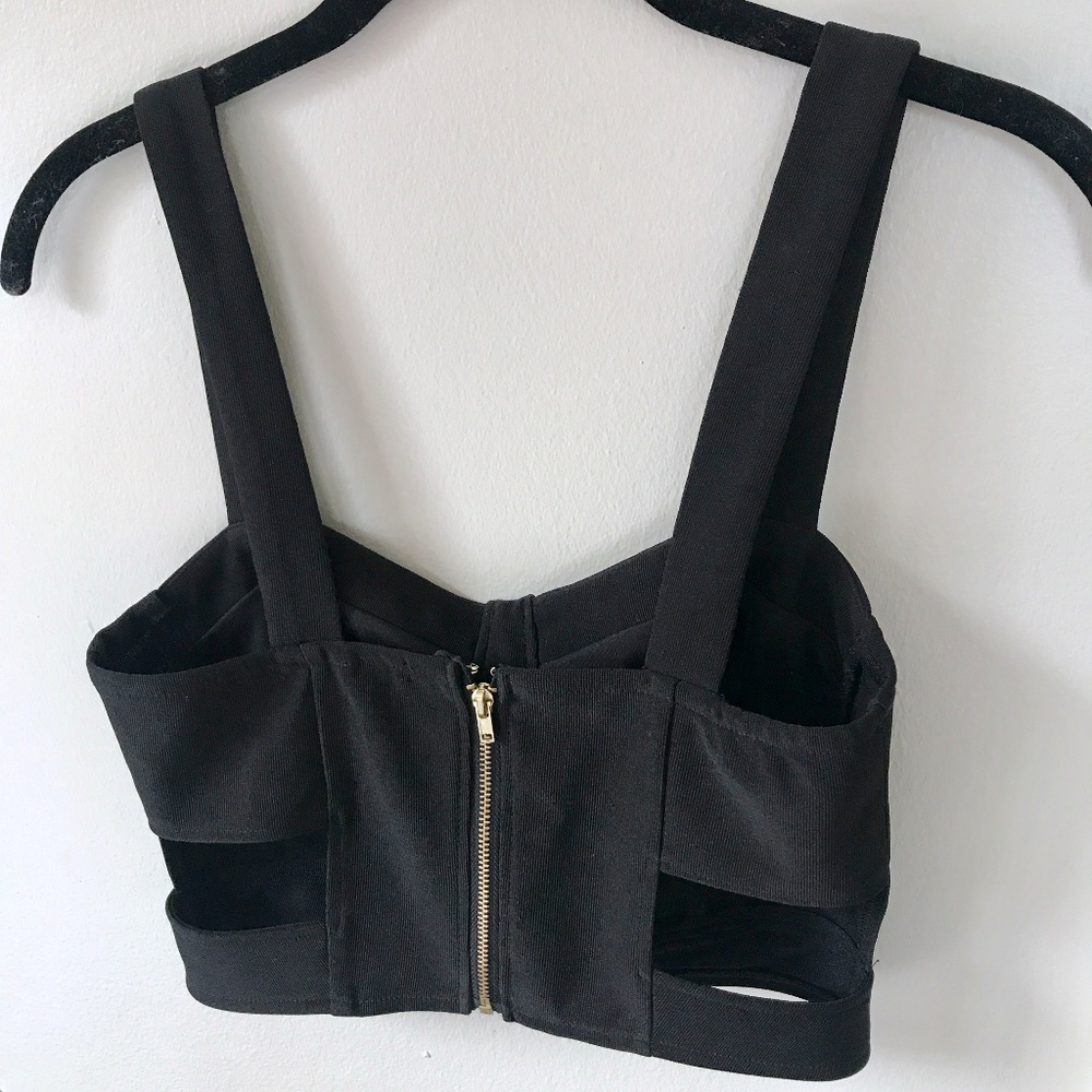 Forever 21 Crop Top Open Back